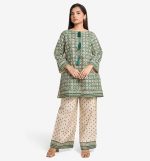 MAHAL Emerald Grove Block Kurta Set
