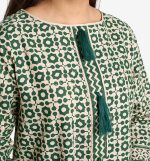 MAHAL Emerald Grove Block Kurta Set - Image 3