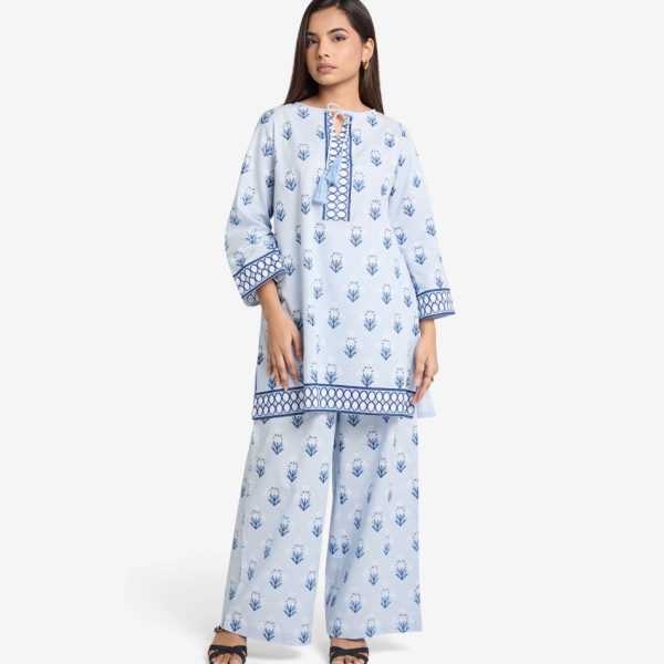 MAHAL Bluebell Breeze Printed Kurta Set