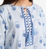 MAHAL Bluebell Breeze Printed Kurta Set - Image 3