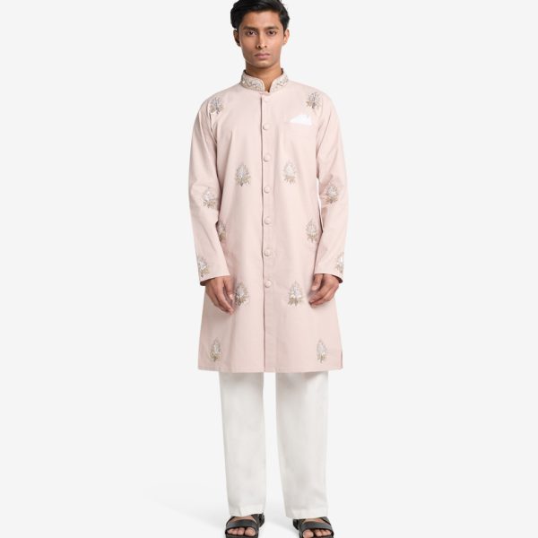 MAHAL Zamindar Blush Zardozi Sherwani Panjabi