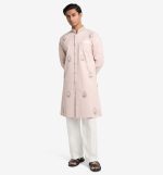 MAHAL Zamindar Blush Zardozi Sherwani Panjabi - Image 2