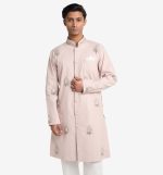 MAHAL Zamindar Blush Zardozi Sherwani Panjabi - Image 3