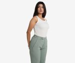 Ribbed Sleeveless Round Neck Top -White - Image 2