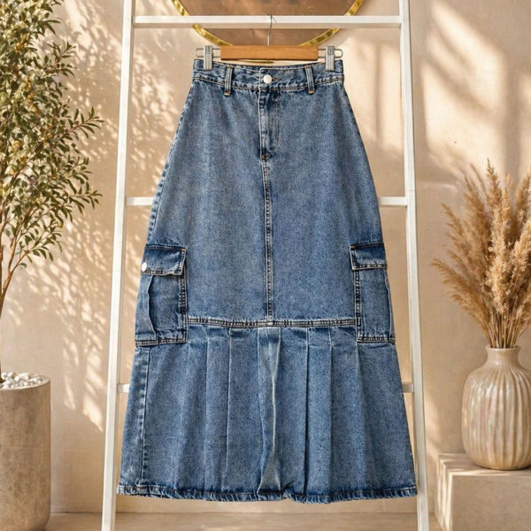 Denim skirt
