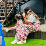 Mammam and princess mat hi printed Denim jumpsuit - Image 3