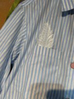 Premium Lurex Striped Embroidered Shirts - Image 3