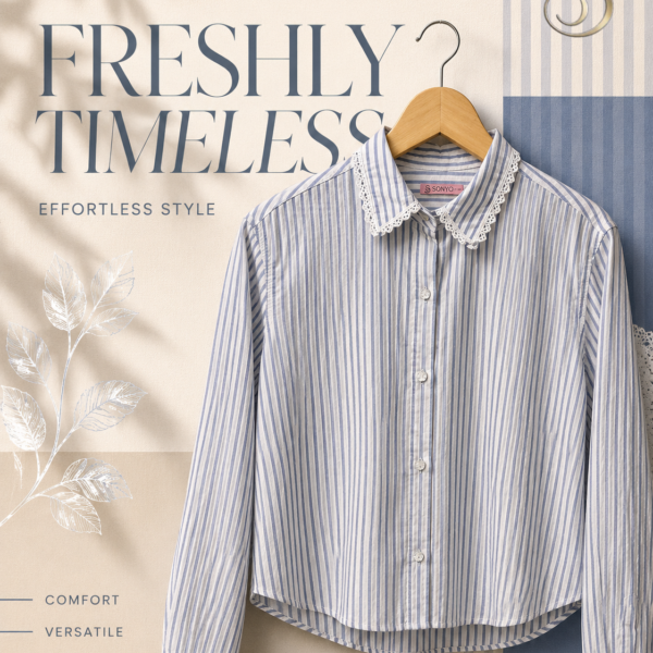 Timeless Blue Striped Shirt